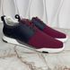Fastlane Damier Sneakers Maroon Blue Mesh