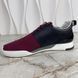 Fastlane Damier Sneakers Maroon Blue Mesh