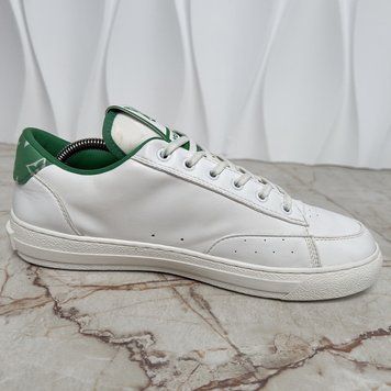 Charlie Sneaker Green White Leather