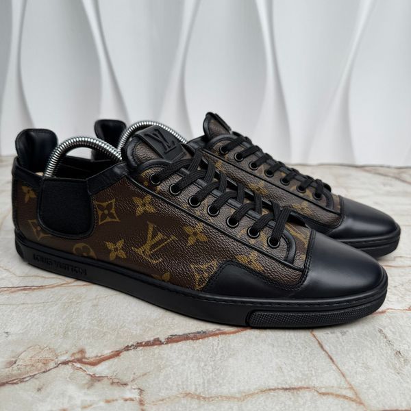 Slalom Sneaker Monogram Canvas Brown Leather