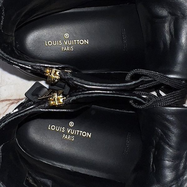 Stellar Monogram Sneakers Black Velvet