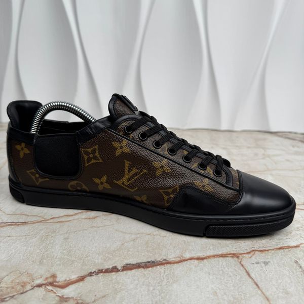 Slalom Sneaker Monogram Canvas Brown Leather