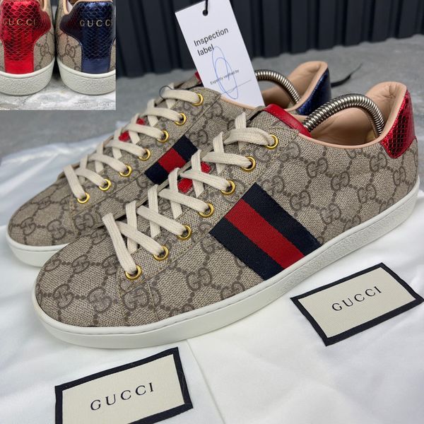 Ace GG Supreme Canvas кросівки бежеві шкіряні 3164 фото