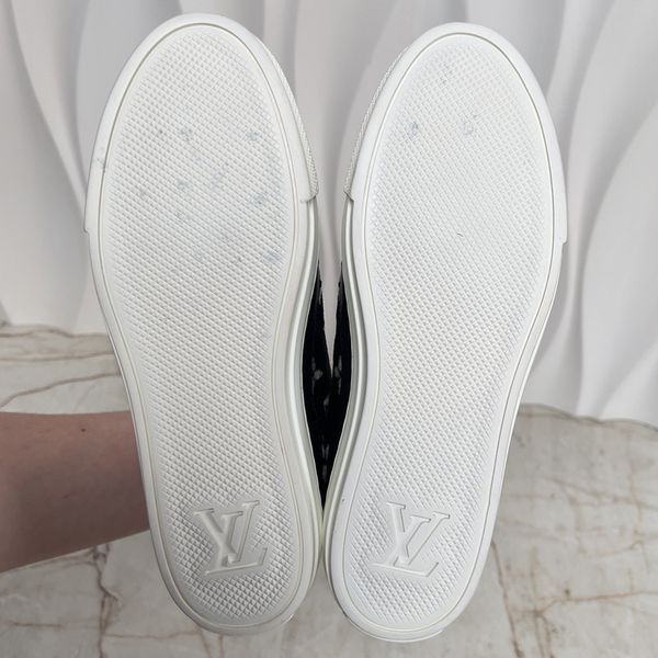Stellar Monogram Sneakers Black Velvet