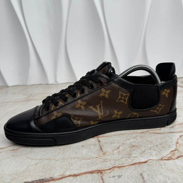 Slalom Sneaker Monogram Canvas Brown Leather