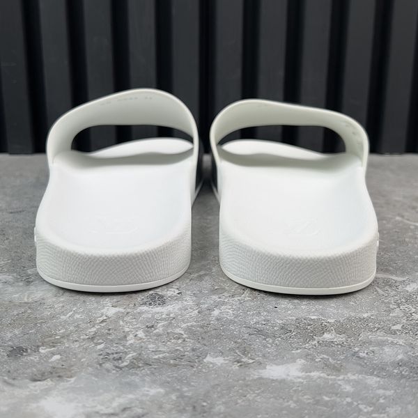 Waterfront Sandals LV Monogram Silver Rubber
