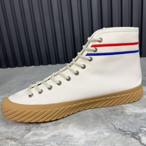 Tortuga GG Logo High Top Sneakers White Fabric