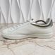 Luxembourg Sneakers Monogram Print Logo Silver Trim White Leather