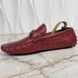 Hockenheim Moccasin Embossed Croco Red Leather
