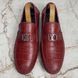 Hockenheim Moccasin Embossed Croco Red Leather