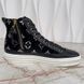 Stellar Monogram Sneakers Black Velvet
