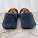 Marmont Double G Collapsible Heels Moccasins Blue Suede