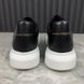 Oversized Platform Sneakers Black Leather