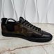 Slalom Sneaker Monogram Canvas Brown Leather