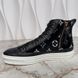 Stellar Monogram Sneakers Black Velvet