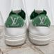 Charlie Sneaker Green White Leather