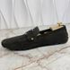 Monte Carlo Damier Driving Moccasin Green Suede