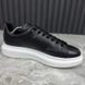 Oversized Platform Sneakers Black Leather