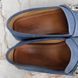 Marmont Double G Collapsible Heels Moccasins Blue Suede