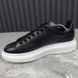 Oversized Platform Sneakers Black Leather