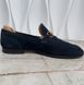 Jordaan Web Horsebit Loafers Navy Blue Suede