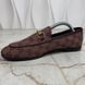 Jordaan Horsebit GG Monogram Loafers Burgundy Canvas