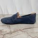 Marmont Double G Collapsible Heels Moccasins Blue Suede