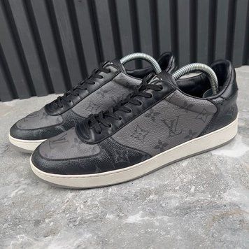 Rivoli Sneakers Monogram Eclipse Canvas Leather