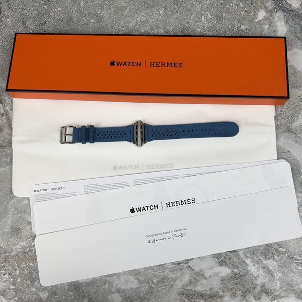 Apple ремінець для годинника джинсовий блакитний трикотажний 41 mm 010 фото