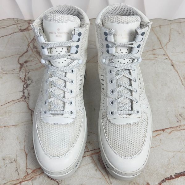Harlem Monogram Sneaker White Epi Leather Mesh