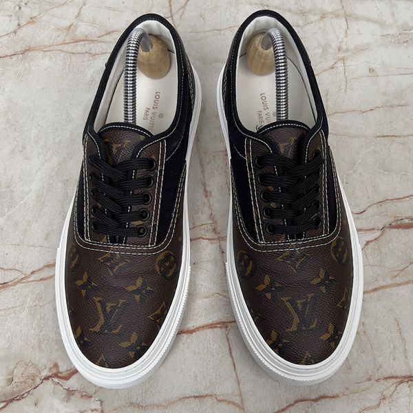 Trocadero Richelieu Monogram Sneakers Brown