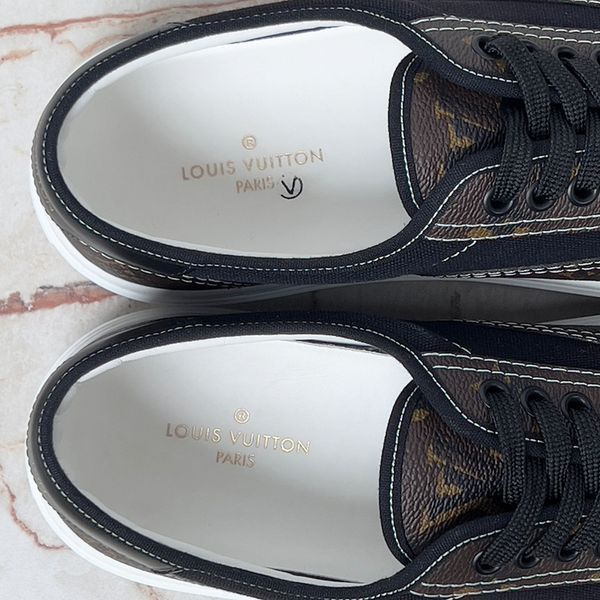 Trocadero Richelieu Monogram Sneakers Brown