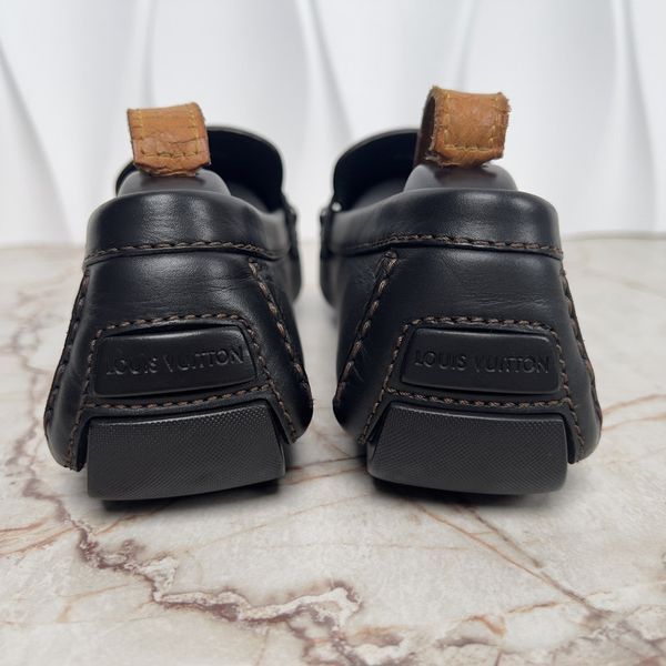 Monte Carlo Moccasin Dark Brown Leather