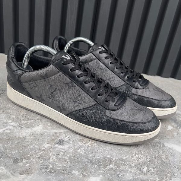 Rivoli Sneakers Monogram Eclipse Canvas Leather