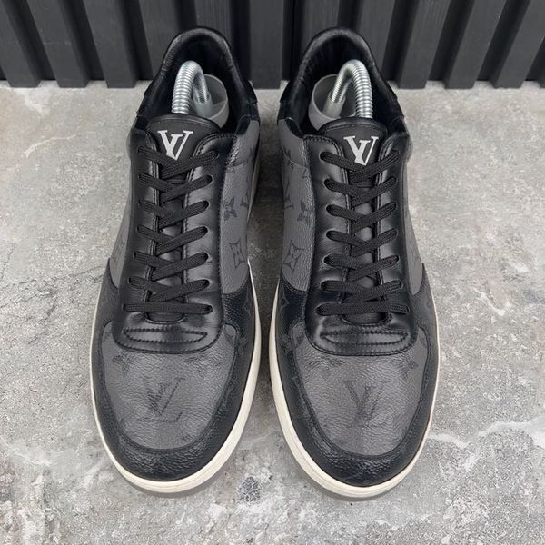 Rivoli Sneakers Monogram Eclipse Canvas Leather