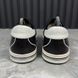 Roma Print Logo Sneaker Black Leather