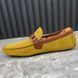 Hockenheim Moccasins Mustard Suede Brown Leather