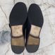 Donnie Logo Loafers Navy Blue Leather