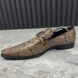 Classic shoes loafers genuine python skin