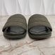 Slides Dark Green GG Monogram Quilted Canvas Leather