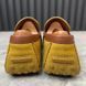Hockenheim Moccasins Mustard Suede Brown Leather
