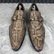 Classic shoes loafers genuine python skin