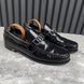 LV Major Loafers Black Glazed Leather
