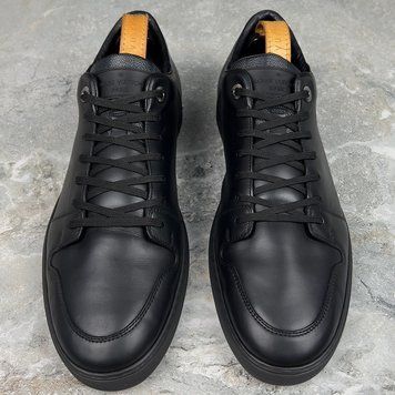 Line Up Sneakers Black Leather