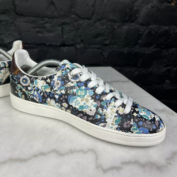 Frontrow Monogram Sneaker Flower Leather