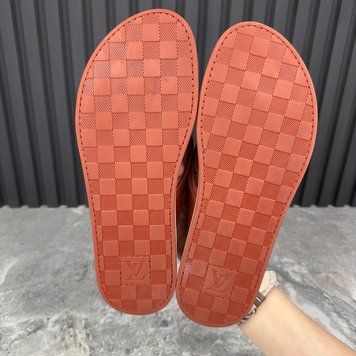 Waterfront Sandals Damier Logo Flip-Flop Rubber