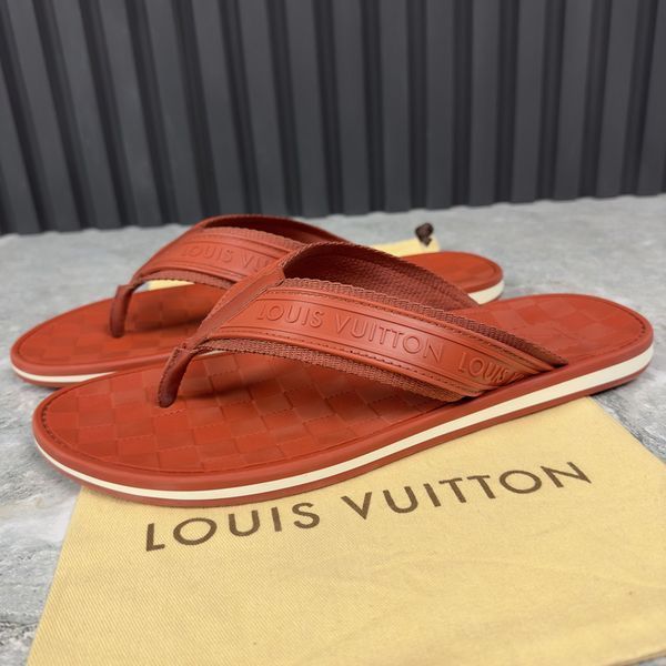 Waterfront Sandals Damier Logo Flip-Flop Rubber