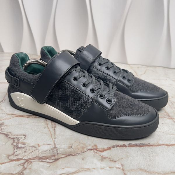 Elliptic Sneaker Damier Canvas Graphite Leather