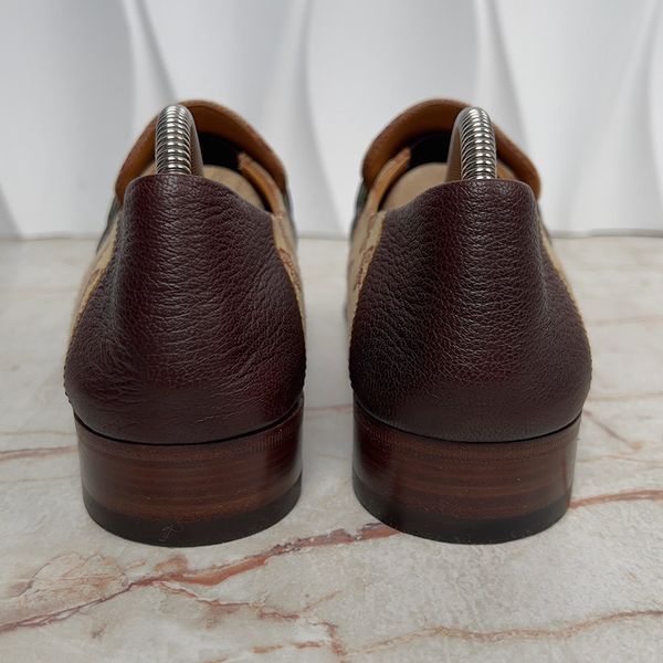 Brixton Horsebit Loafers GG Monogram Canvas