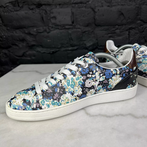 Frontrow Monogram Sneaker Flower Leather